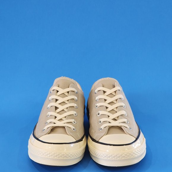 Converse Chuck 70 Low Recycled Canvas Papyrus/Black/Egret Sneakers 172680C NWT - Picture 6 of 6